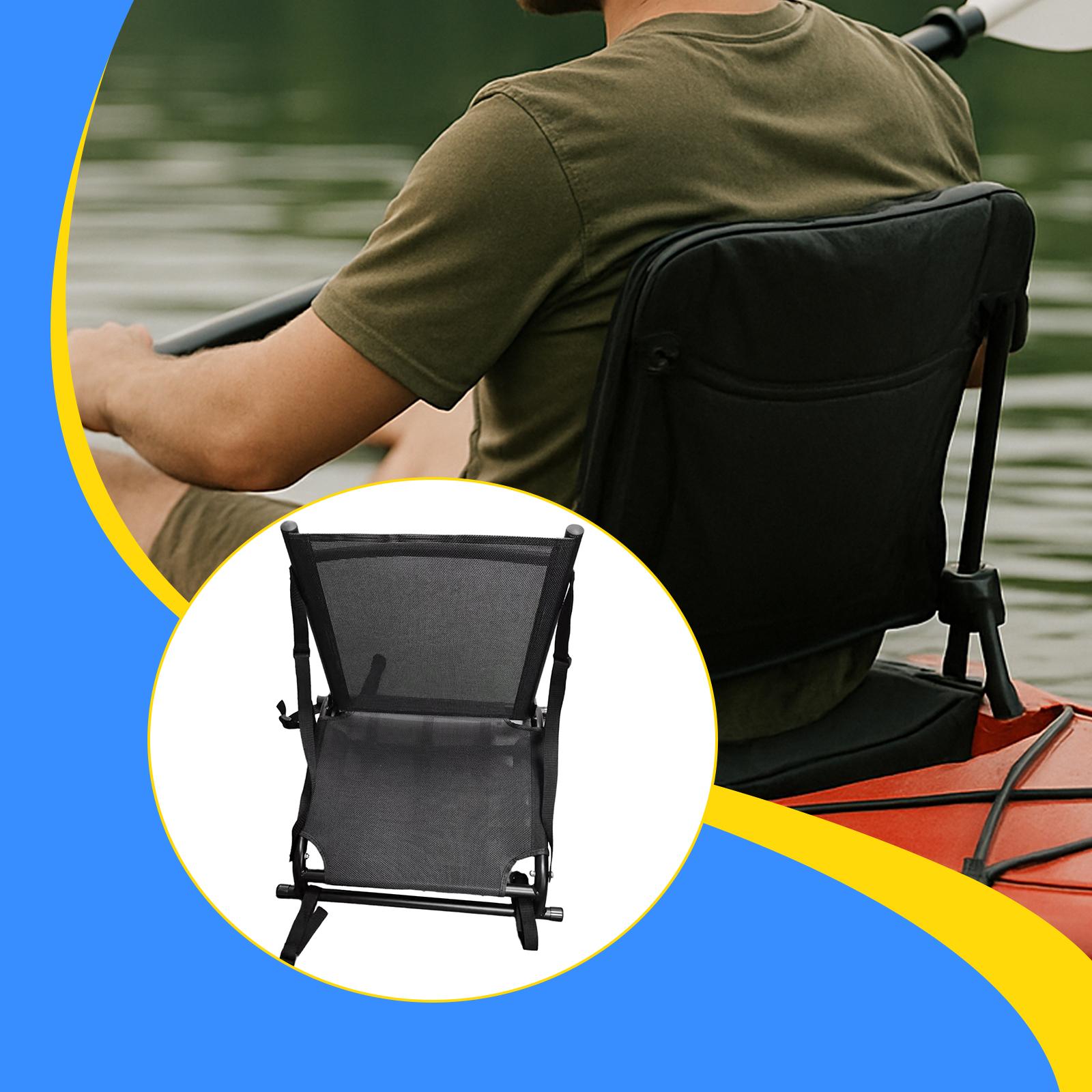Fishing Boat Paddle - Kayak Seat with Back Support,Folded,for Sit