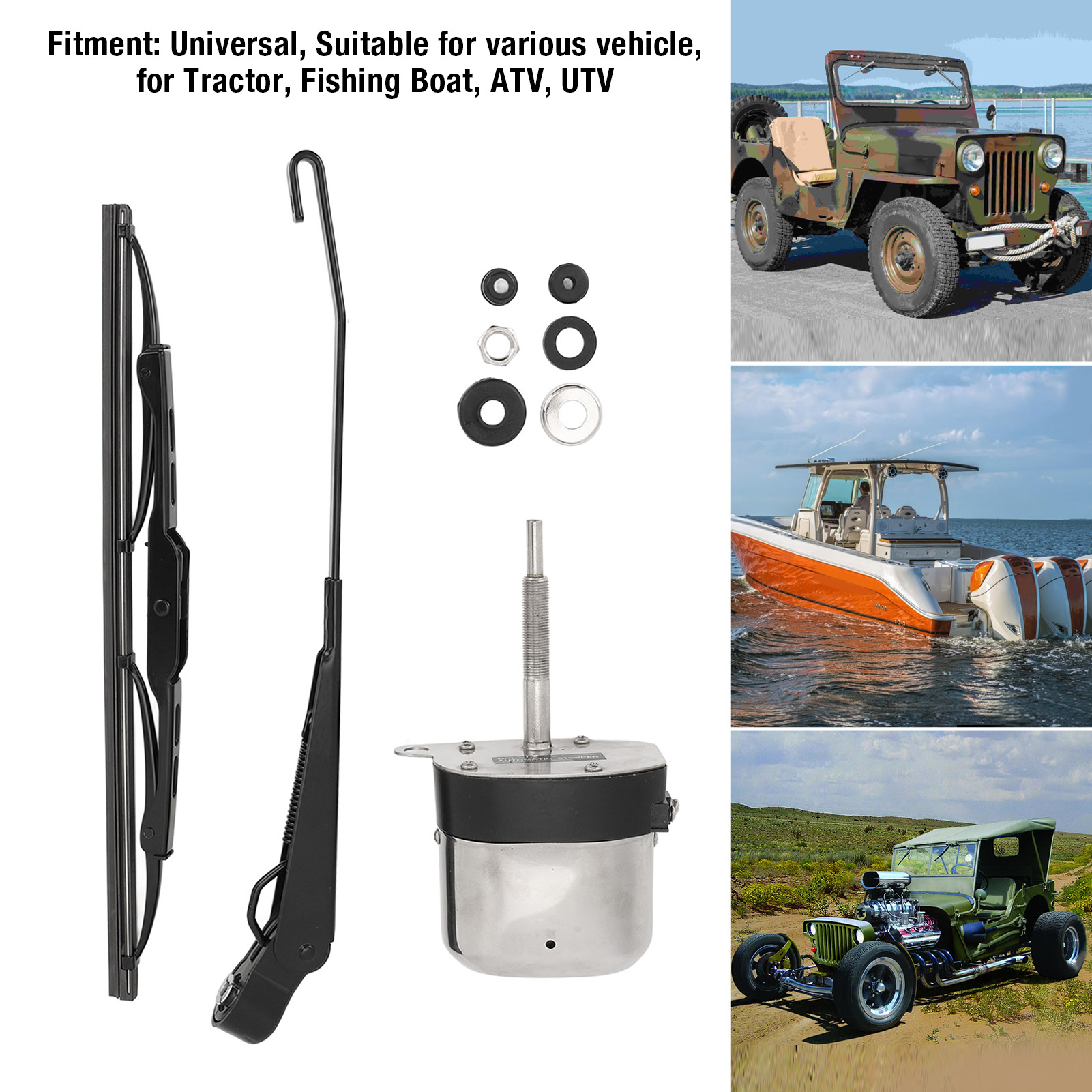 Electric Motor Windshield Wipe - Fishing Boat Outboard Motor 리뷰 및 가격