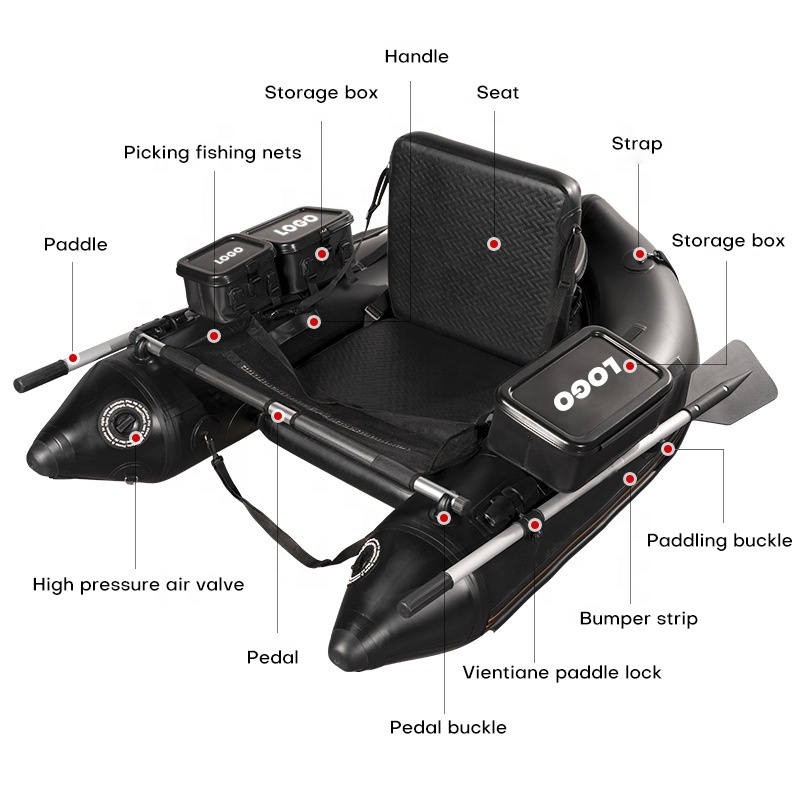 PVC Belly Boat Fishing Float T - Fishing Boat Inflatable 리뷰 및 가격