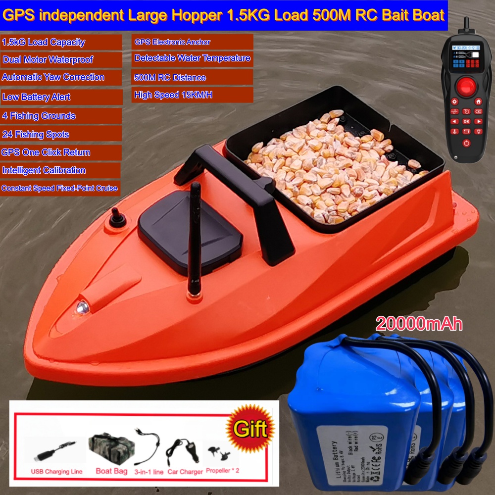 NEW GPS Fishing Bait Boat 1.5k - Fishing Boat Gps 리뷰 및 가격