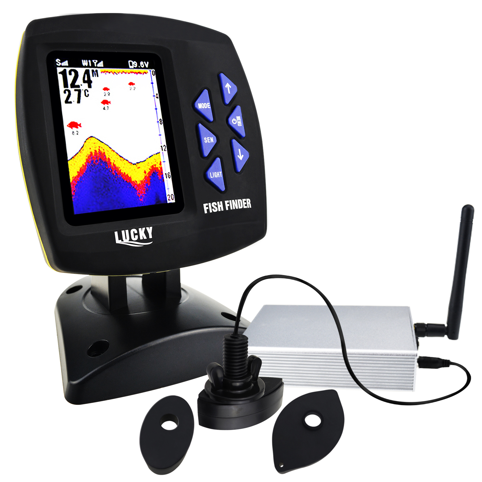 LUCKY Fishfinder 300m/ 980ft F - Fishing Boat Depth Finder 리뷰 및 가격
