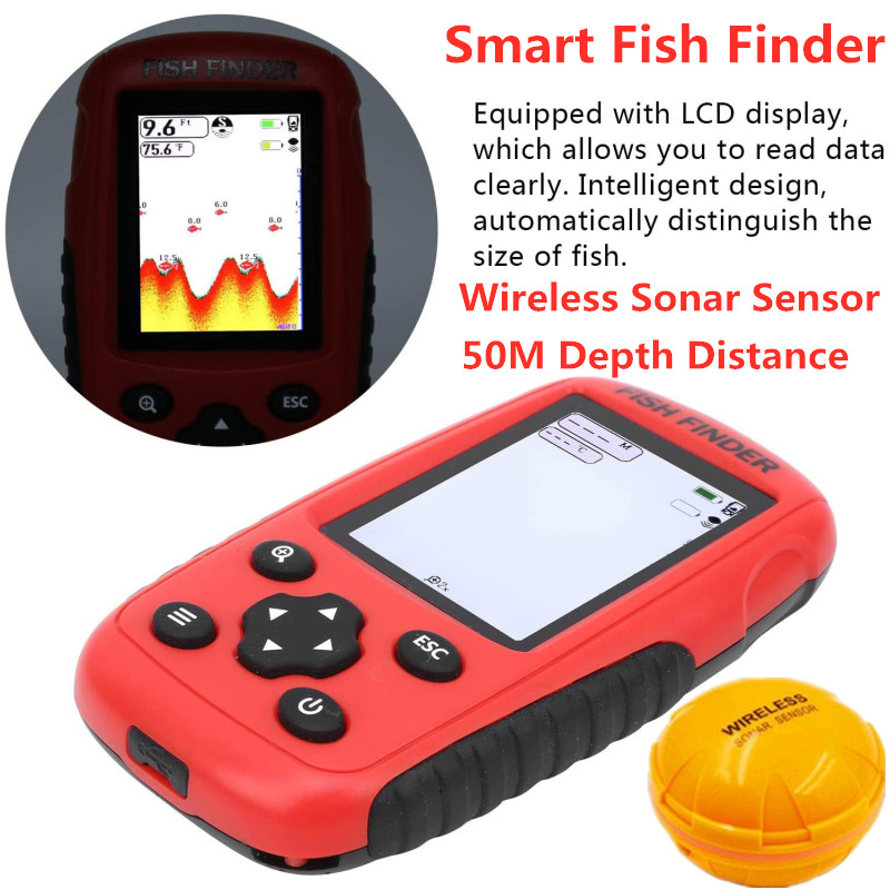 Fish finder wireless Wireless  - Fishing Boat Depth Finder 리뷰 및 가격