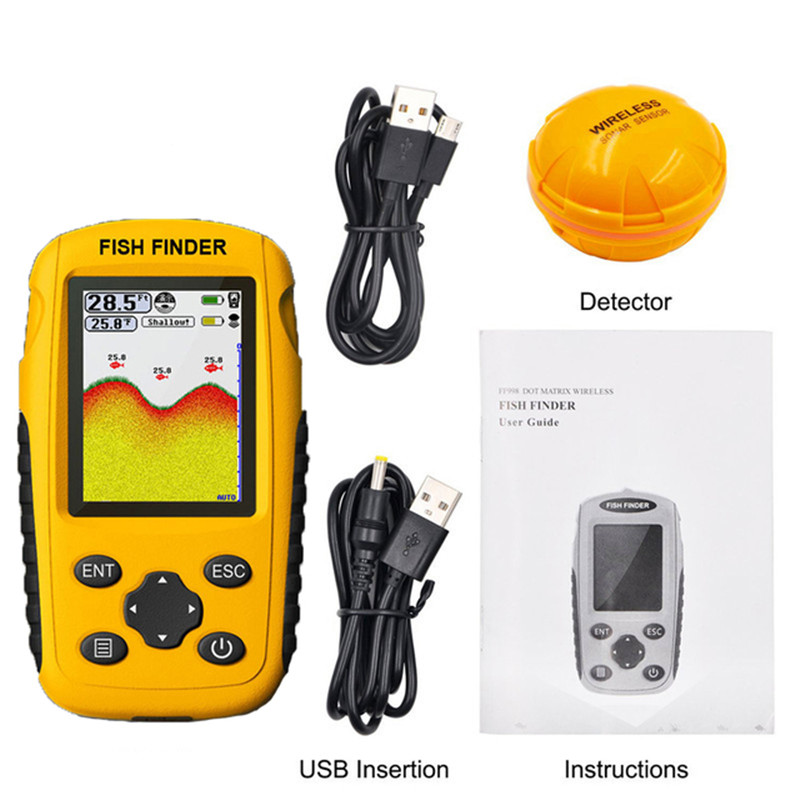 Fish finder wireless Wireless  - Fishing Boat Depth Finder 리뷰 및 가격