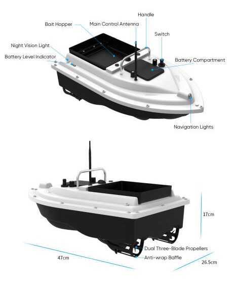 New 12V High Speed Carp Fishin - Fishing Boat Gps 리뷰 및 가격