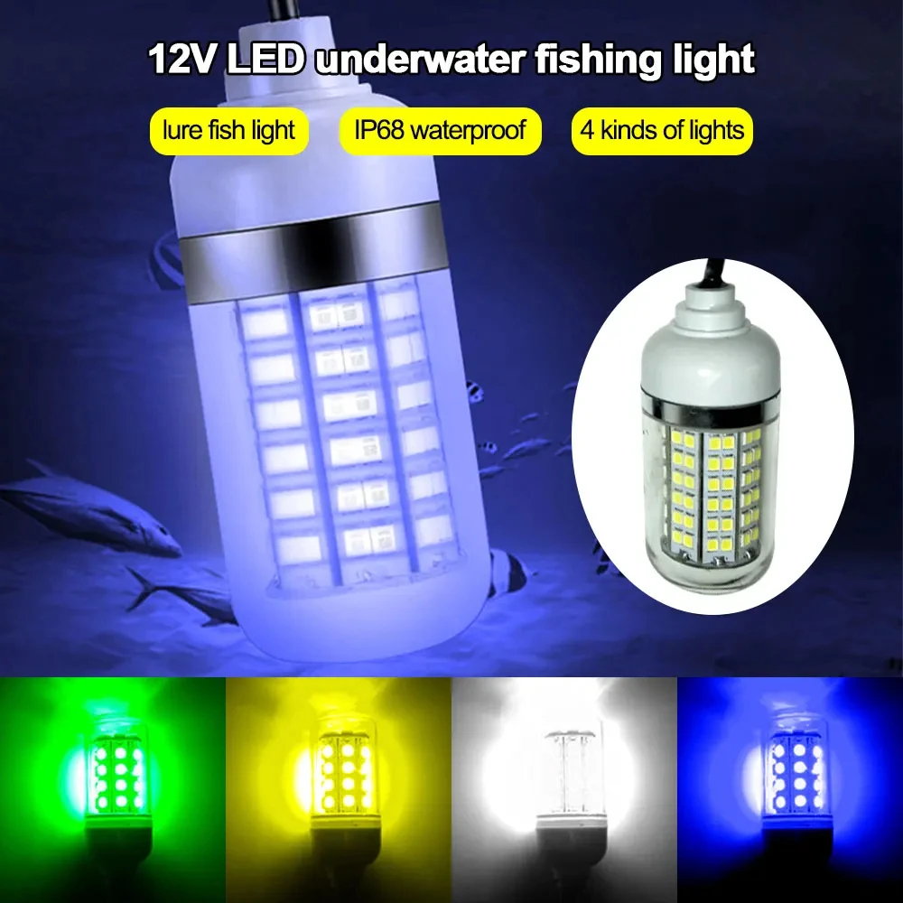 12V Underwater Lamp 15W 108 LE - Fishing Boat Navigation Light 리뷰 및 가격
