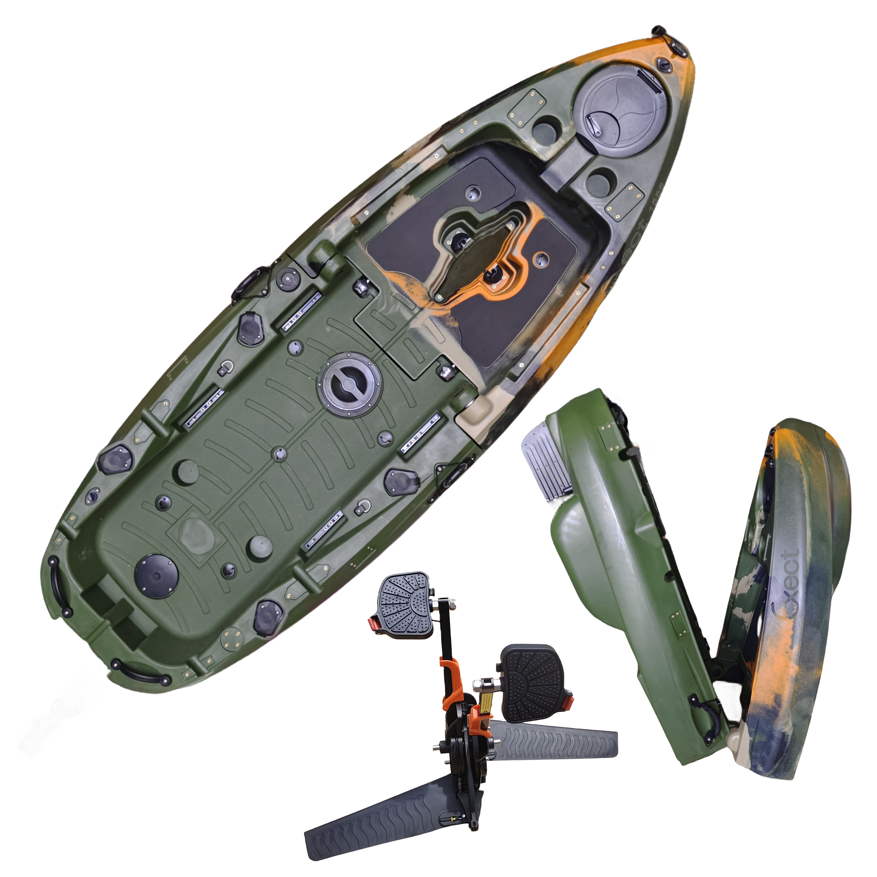 Plastic Kayak Pedal Kayak Fish - Fishing Boat Seat 리뷰 및 가격