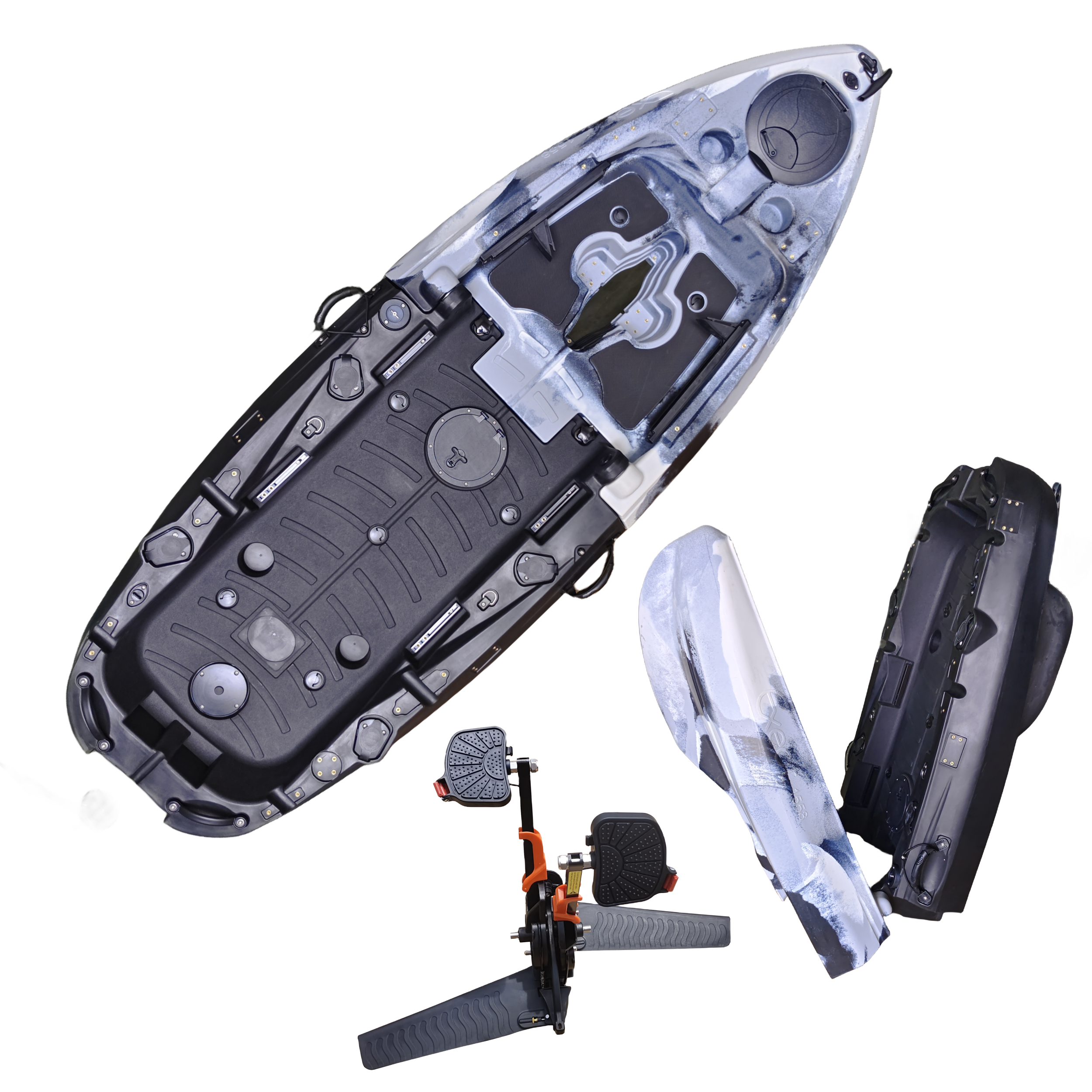 Plastic Kayak Pedal Kayak Fish - Fishing Boat Seat 리뷰 및 가격
