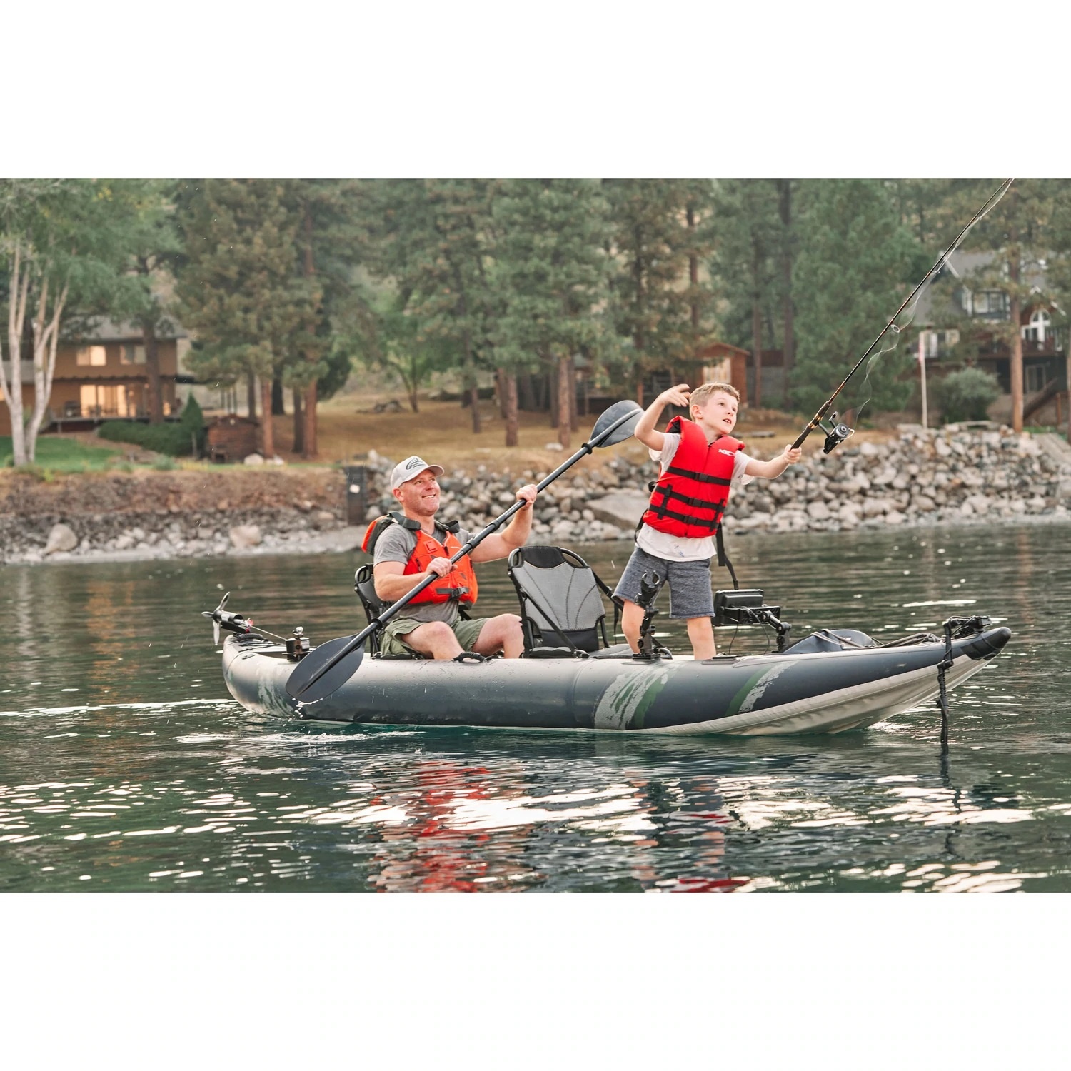 Airo Inflatable Fishing Kayak  - Fishing Boat Seat 리뷰 및 가격
