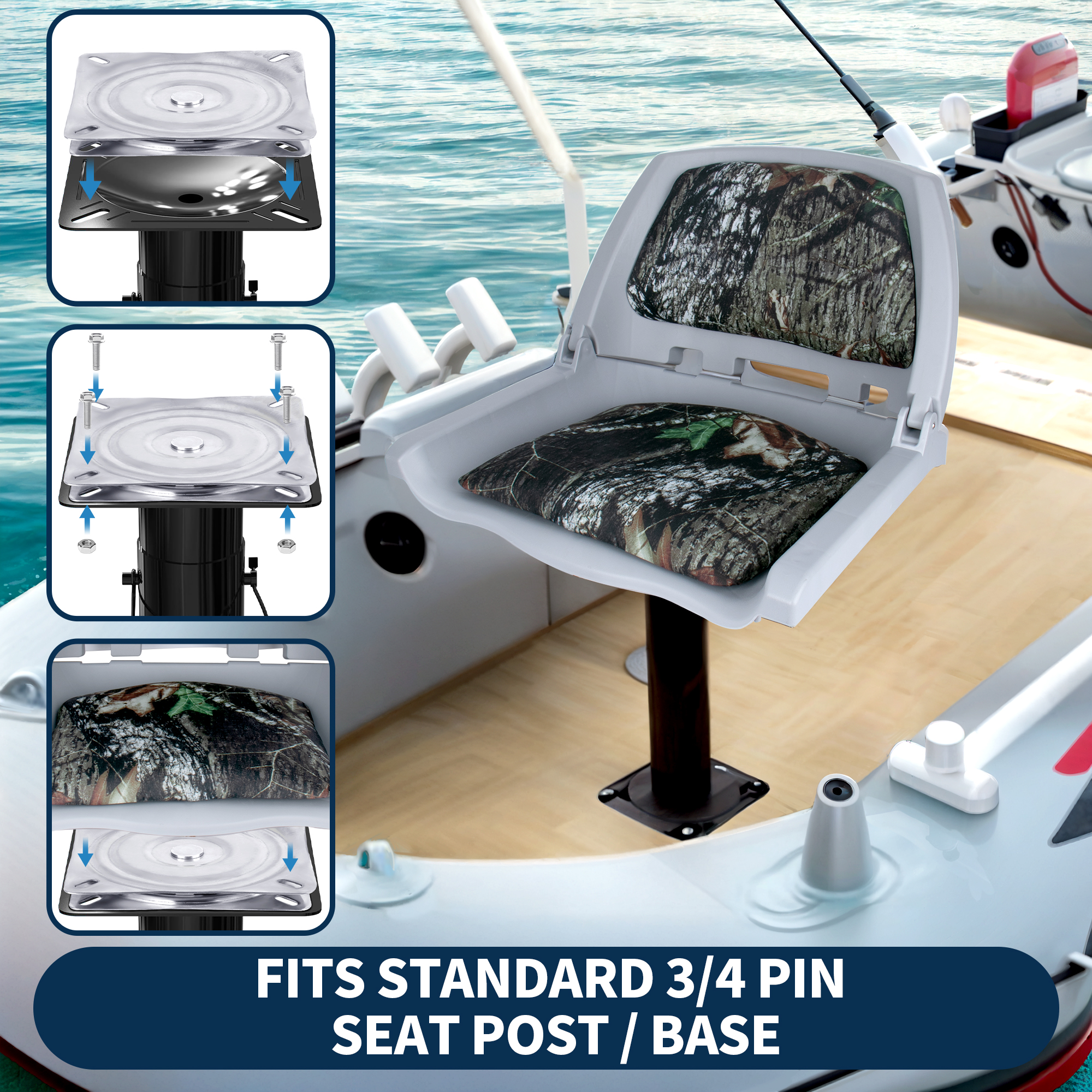 Boat Seat Swivel, 316 Stainles - Fishing Boat Seat 리뷰 및 가격