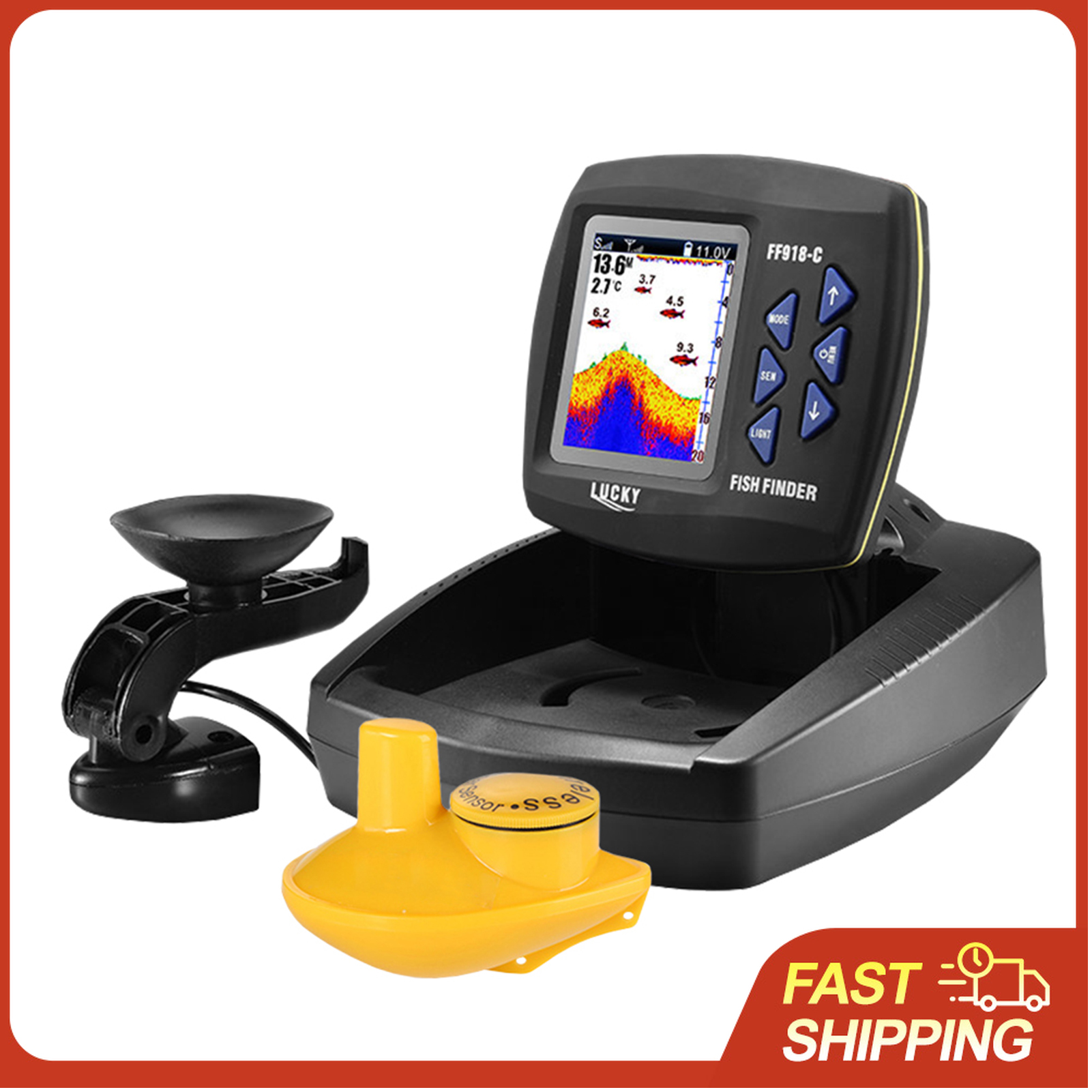 Portable Fish Finder Wireless  - Fishing Boat Depth Finder 리뷰 및 가격