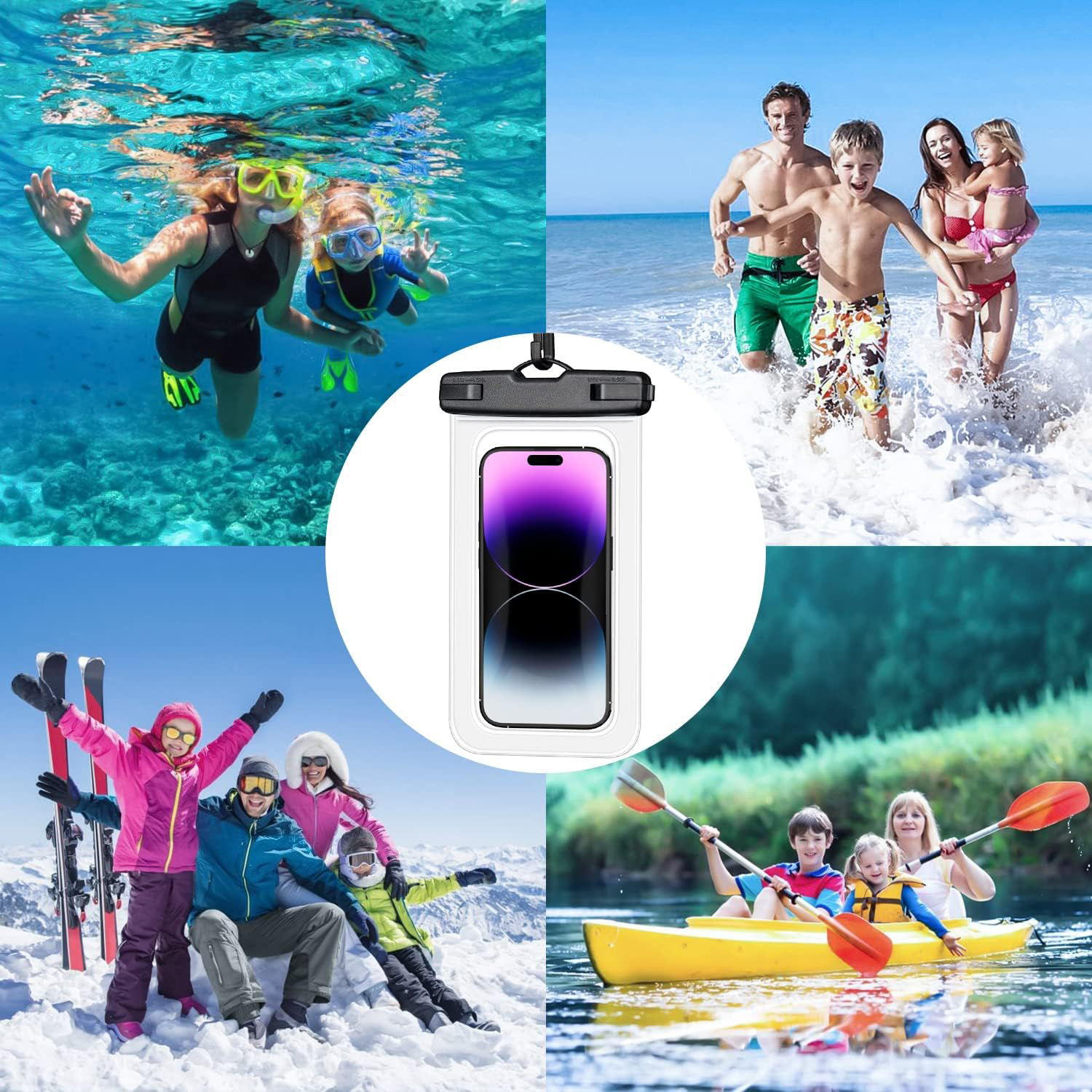 Waterproof Phone Case Swimming - Fishing Boat Cover 리뷰 및 가격