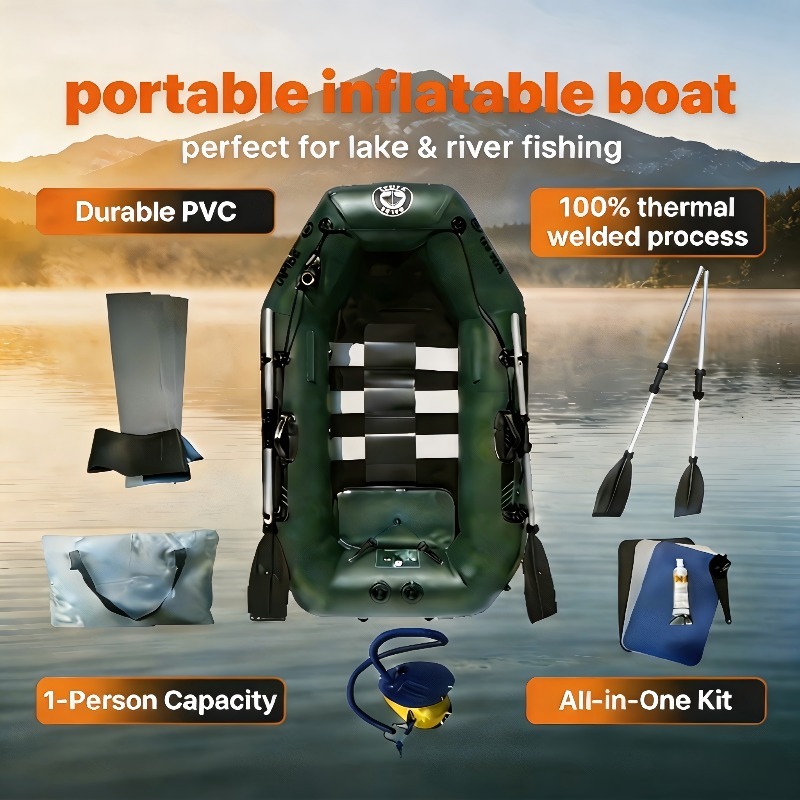 1 Person Fishing Boat Cheap In - Fishing Boat Oar 리뷰 및 가격