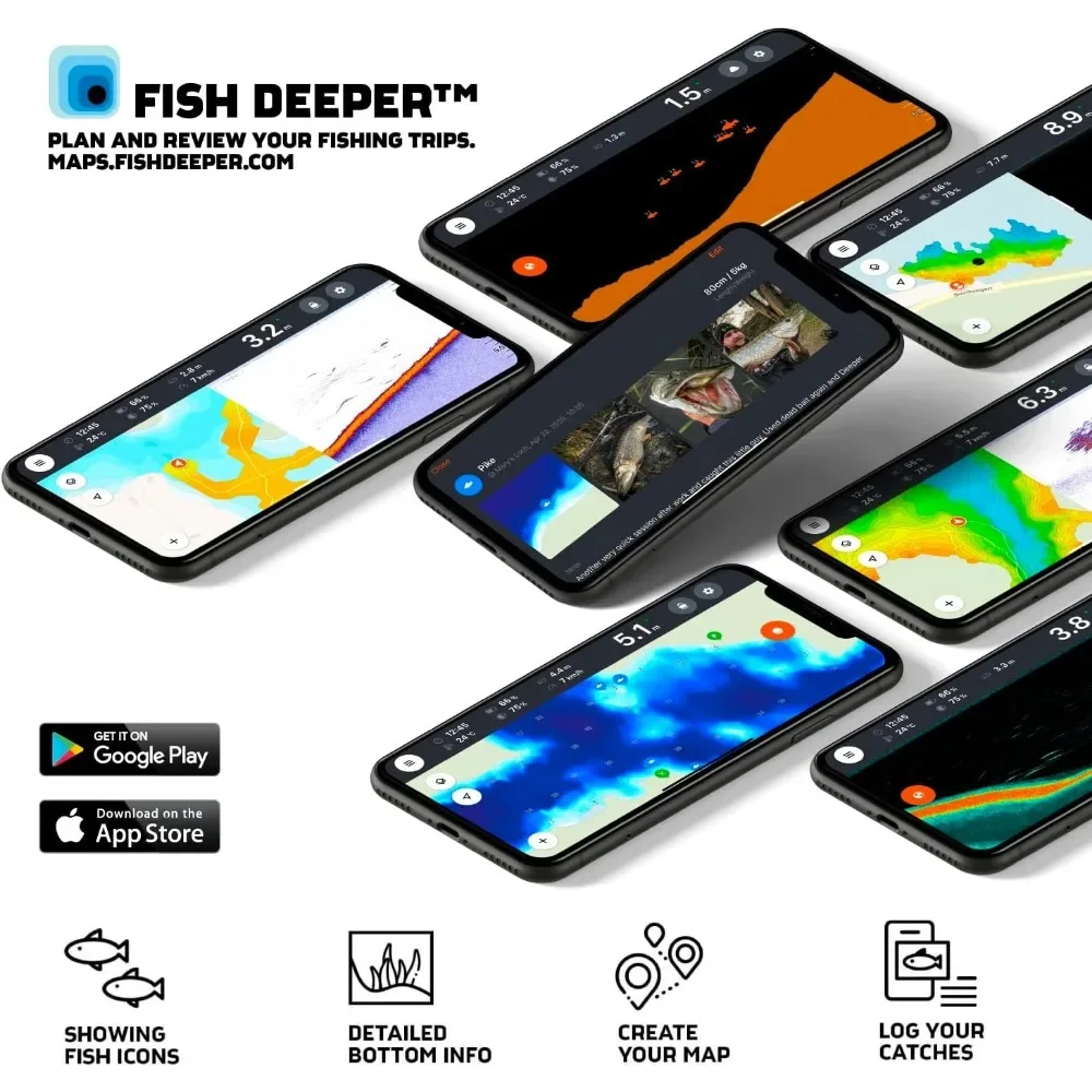 A  Chirp 2 Sonar Fish Finder - - Fishing Boat Depth Finder 리뷰 및 가격