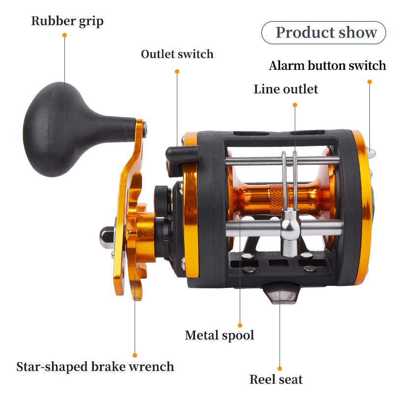 BILLINGS Trolling Drum Reel 33 - Fishing Boat Steering Wheel 리뷰 및 가격