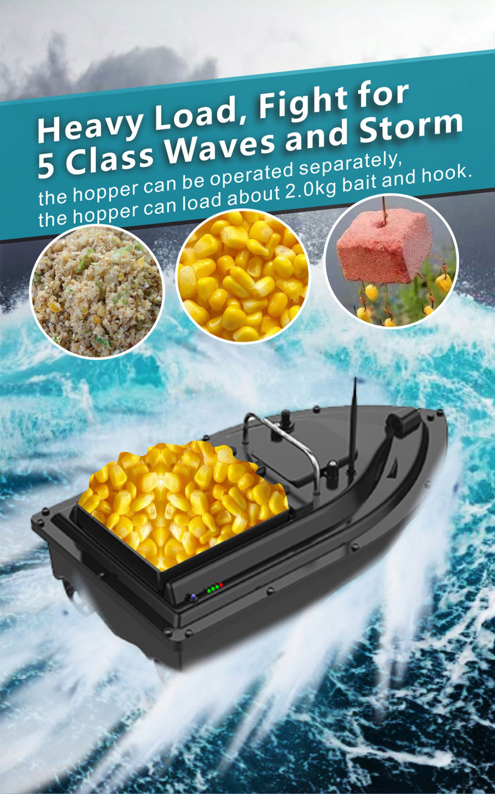 Bait Boat With GPS Positioning - Fishing Boat Gps 리뷰 및 가격