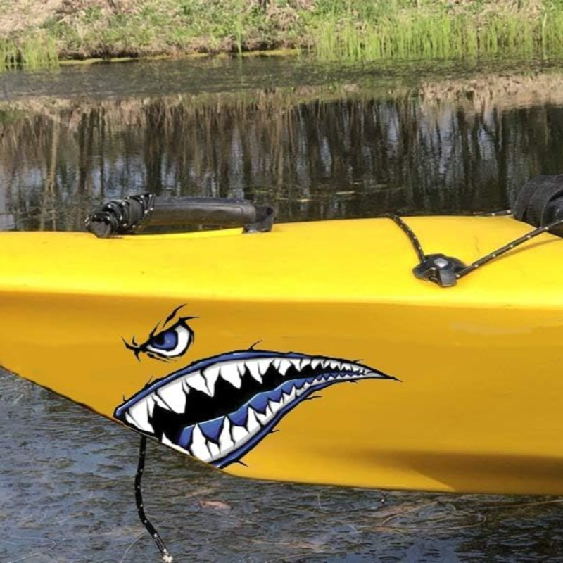 2PCS Shark Teeth Mouth Boat St - Fishing Boat Paddle 리뷰 및 가격
