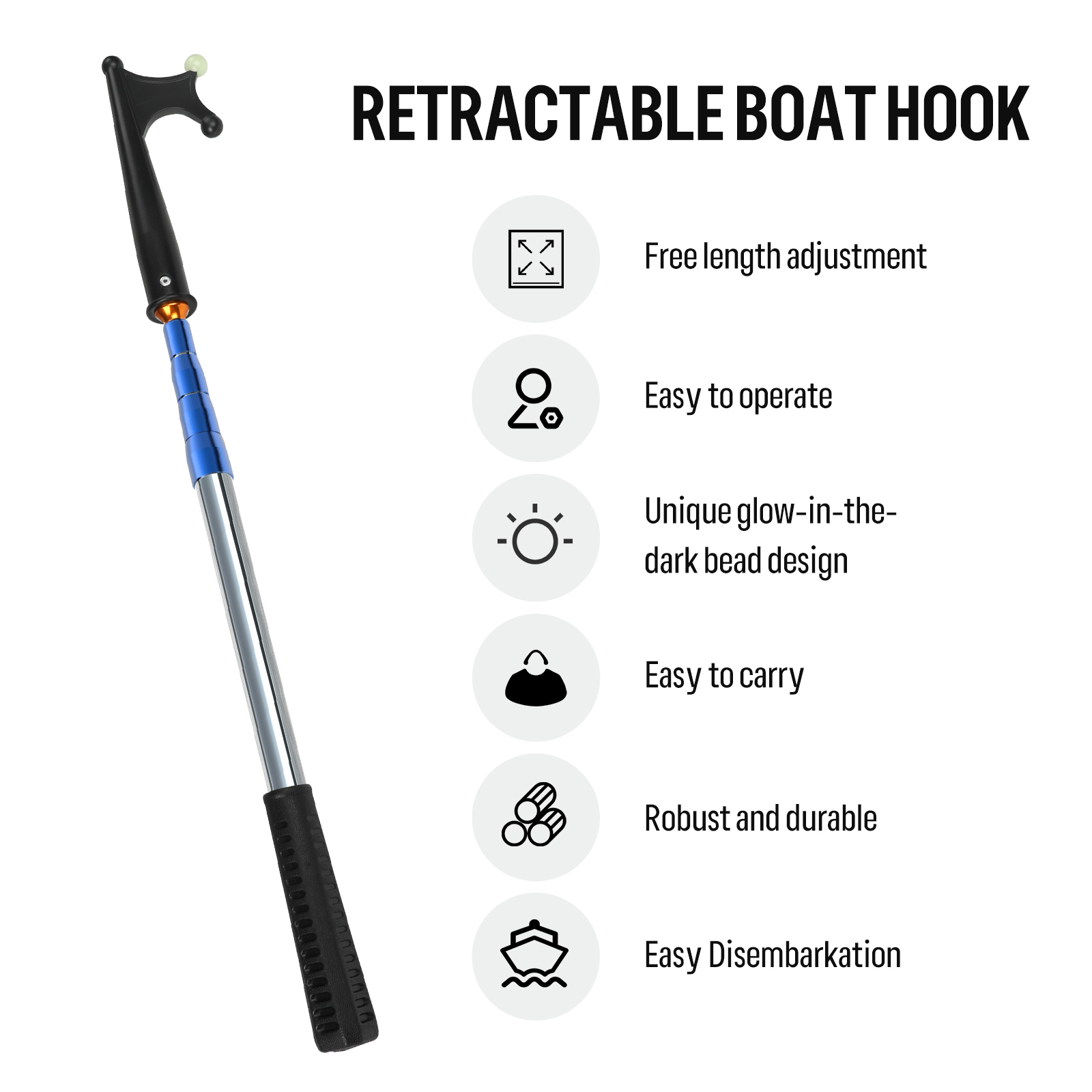 SANLIKE Telescoping Boat Hooks - Fishing Boat Oar 리뷰 및 가격