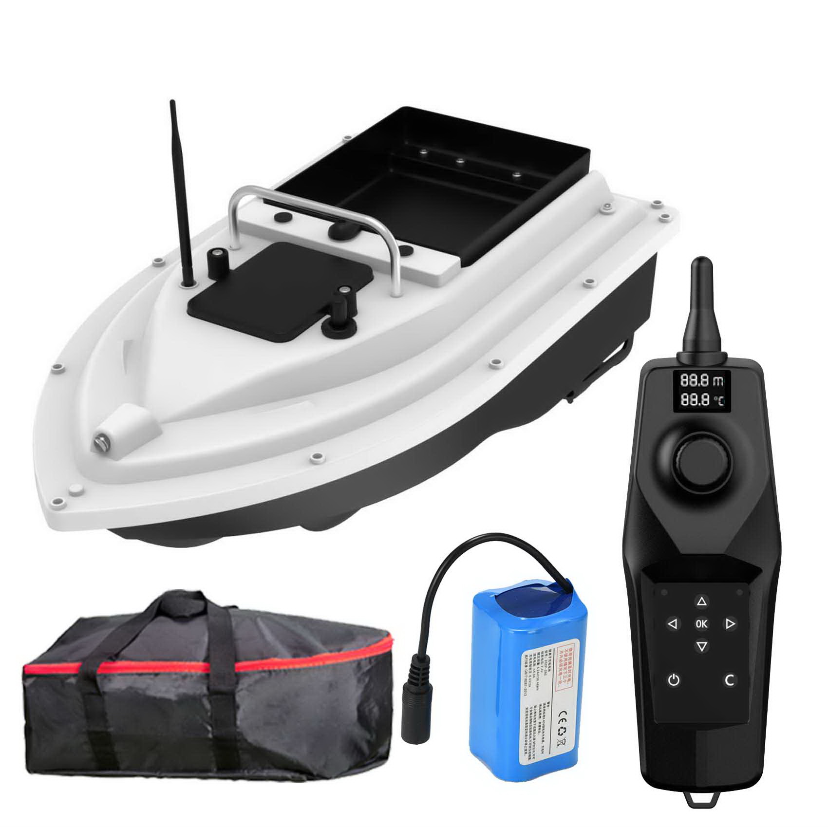 D36 RC Fishing Bait Boat with  - Fishing Boat Trailer 리뷰 및 가격