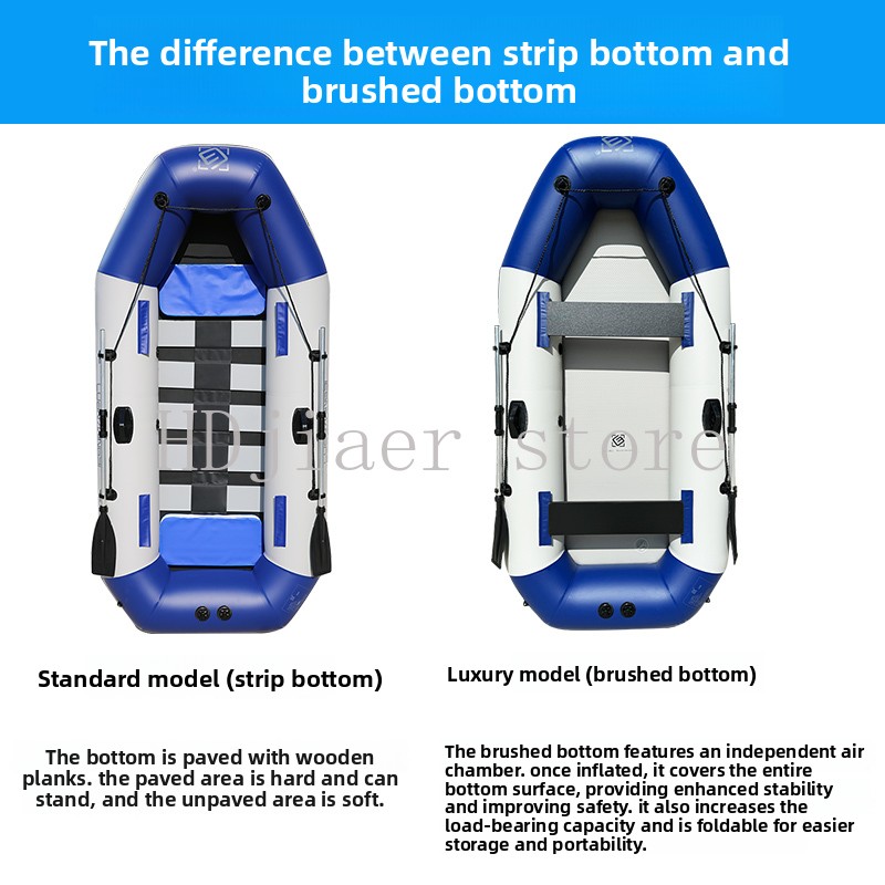 Inflatable Boat with Hard Bott - Fishing Boat Inflatable 리뷰 및 가격