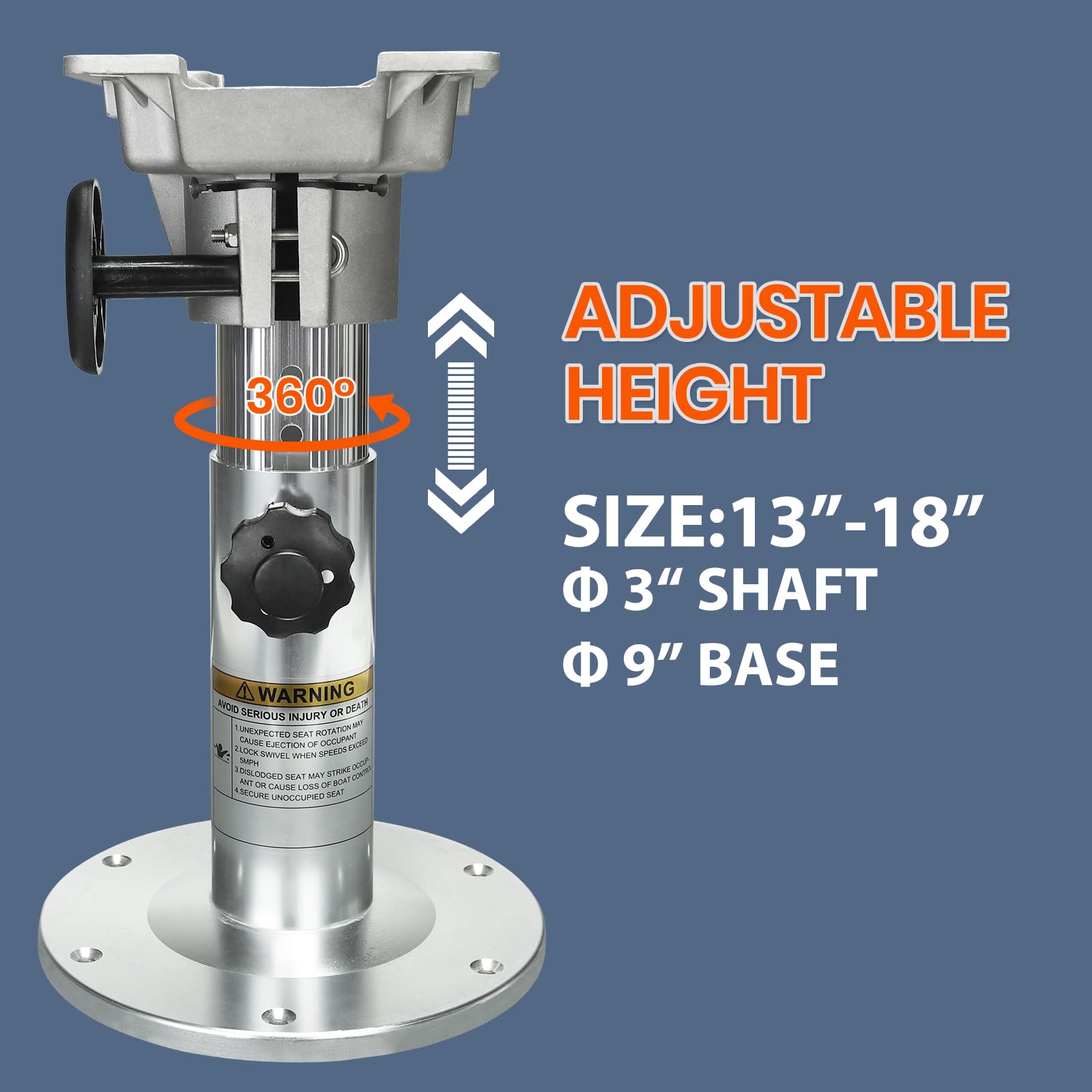 Adjustable Aluminum Boat Seat  - Fishing Boat Seat 리뷰 및 가격